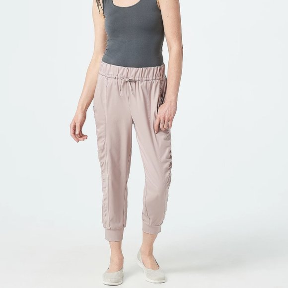 zuda Pants & Jumpsuits Womens Cropped Jogger Pants Mushroom Poshmark